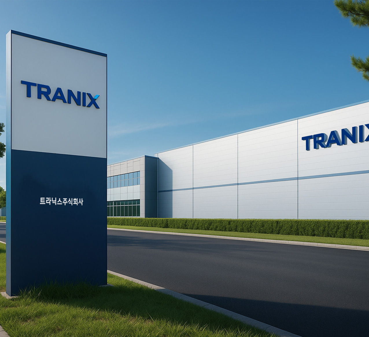 트라닉스 생산설비 전경